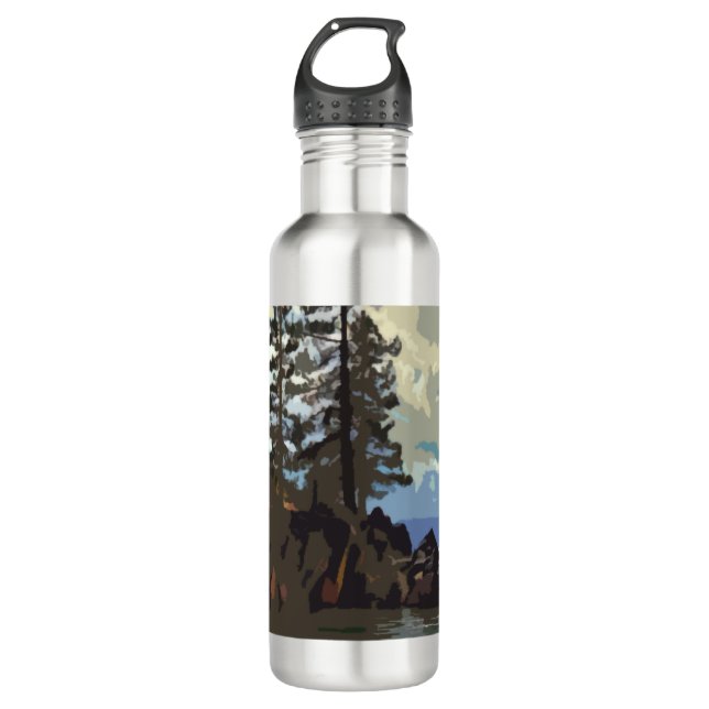 Botella de agua del lago Tahoe (Anverso)