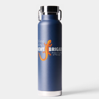 Botella de agua del logotipo de la Brigada Newt de