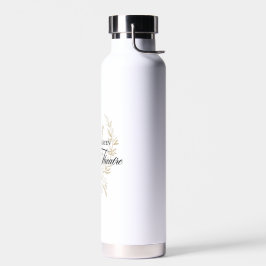 botella de agua del logotipo de MDSB