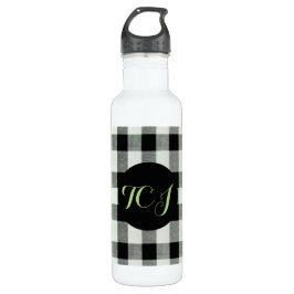 Botella de agua del monograma