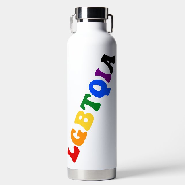 Botella de agua del Orgullo LGBTQIA (Delantero)