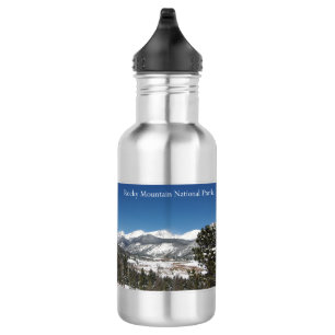 Botella de agua del Parque Nacional de las Montaña