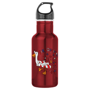 Botella de agua del pato 4 de julio