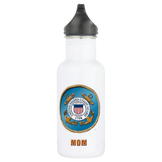 Botella de agua del Personalizado de mamá de USCG  (Derecha)