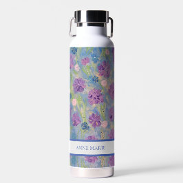 Botella de agua del Personalizado floral Spring Bo