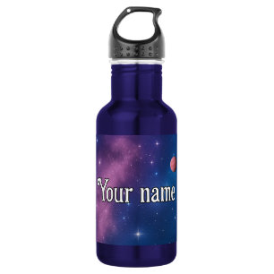 Botella de agua del planeta Galaxy - Nombre person