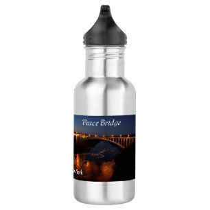 Botella de agua del puente de paz