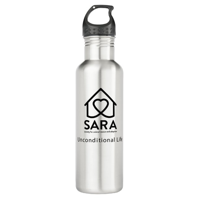 Botella de agua del santuario de SARA (Anverso)