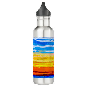 Botella de agua del Sunset de Santa Barbara