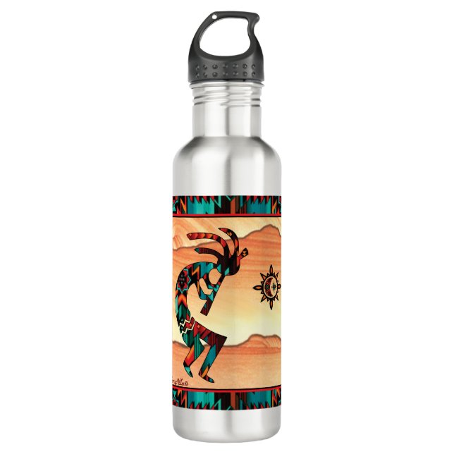 Botella de agua del suroeste de Kokopelli (Anverso)