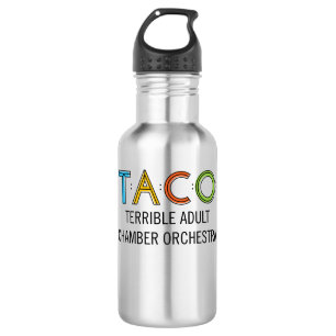 Botella de agua del TACO (18 onzas), acero