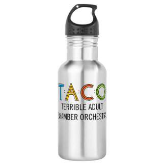 Botella de agua del TACO (18 onzas), acero
