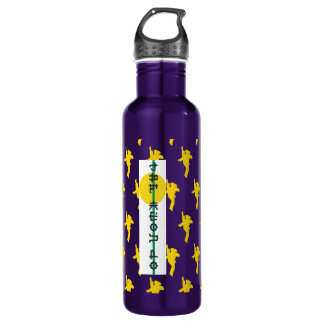Botella de agua del Taekwondo del chica