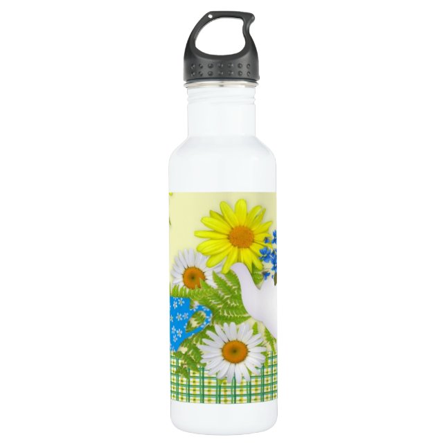 Botella de agua del té del jardín (Anverso)