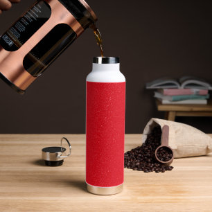 Botella de agua del Tomate Red Purpurina