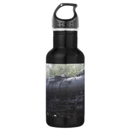 Botella de agua del tren