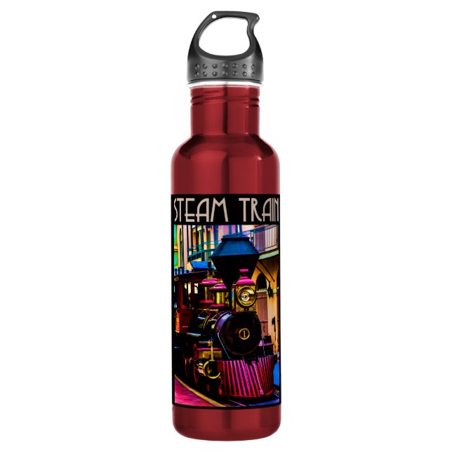 Botella de agua del tren de vapor (Anverso)