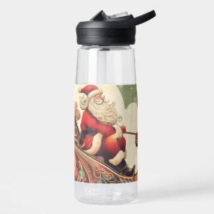 Botella de agua del trineo de Santa navidades
