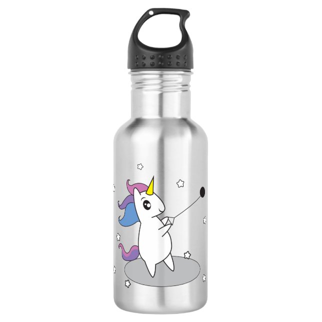 Botella de agua del unicornio del lanzamiento de (Anverso)