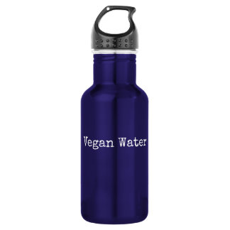 Botella de agua del vegano