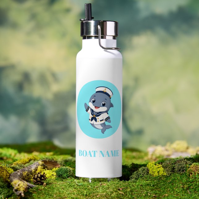 Botella De Agua Delfín (Al aire libre (girado))