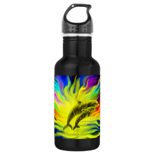 Botella De Agua Delfines al sol