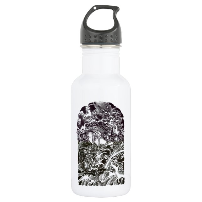 Botella De Agua Demonios Oni y Sapo (Anverso)
