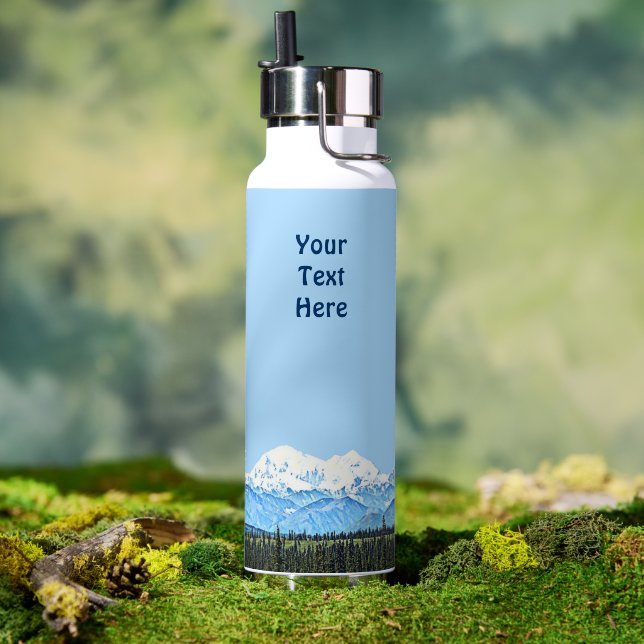 Botella De Agua Denali (Monte McKinley) (Al aire libre (girado))