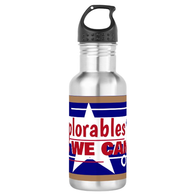 Botella De Agua Deplorables Sí Podemos (Anverso)