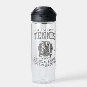 Botella De Agua Deporte de tenis retro inteligente