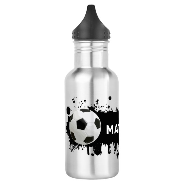Botella De Agua Deporte Personalizado Rencor Fútbol (Izquierda)