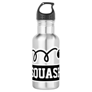 Botella De Agua Deportes de squash con nombres personalizados pers