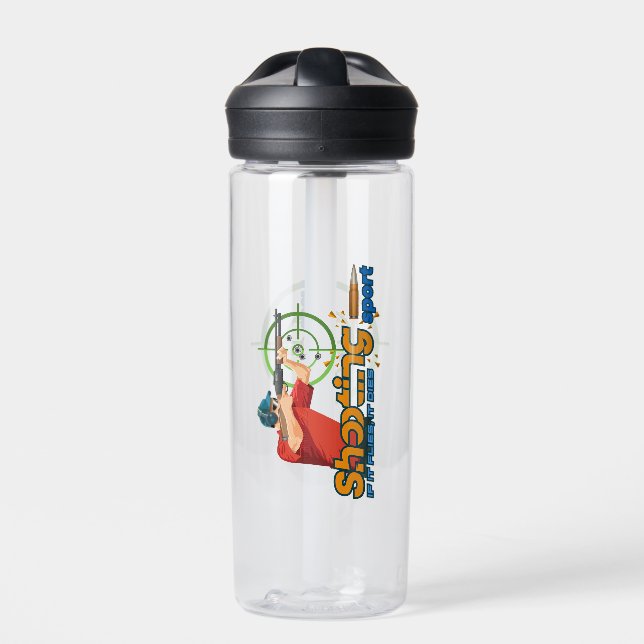 Botella De Agua Deportes de Tiro |  (Delante)