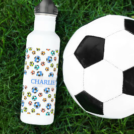 Botella De Agua Deportes personalizados de bolas de fútbol