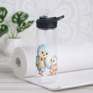 Botella de agua deportiva Hermano Pájaro Lindo