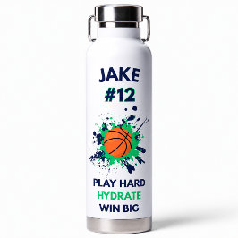 🏆 Botella de Agua Deportiva Personalizada | Nombr