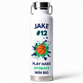 🏆 Botella de Agua Deportiva Personalizada | Nombr