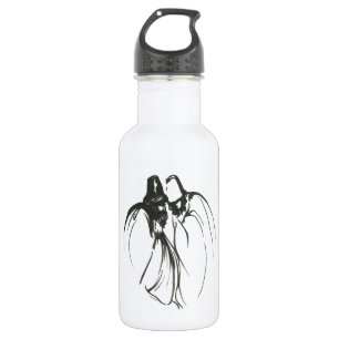 Botella De Agua Dervish Mystical Brotherhood Line Dibujo en negro