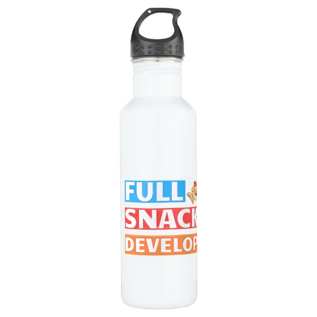 BOTELLA DE AGUA DESARROLLADOR DE SNACK COMPLETO - PUN DEL DESARROL (Anverso)