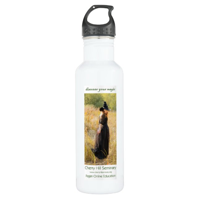 Botella De Agua Descubre tu magia - Bruja (Anverso)