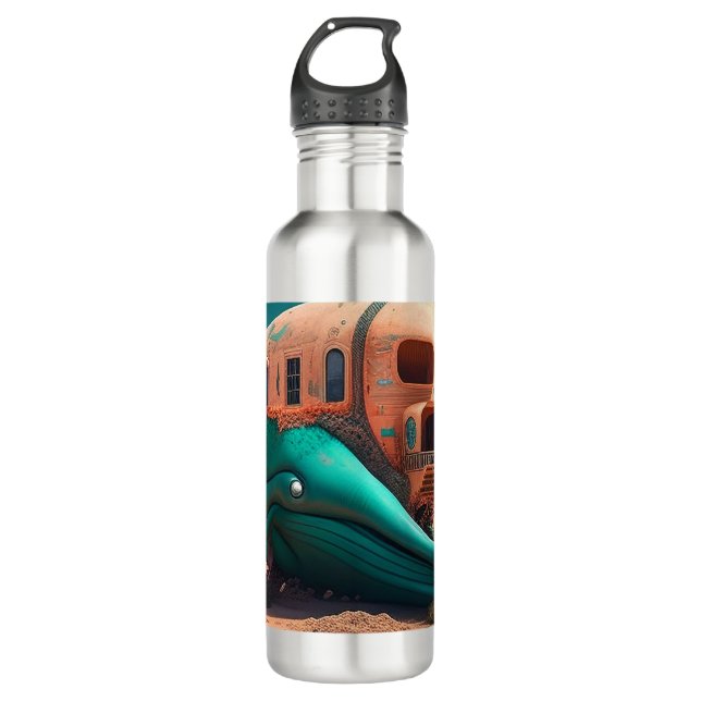Botella De Agua Desert Whale House (Anverso)