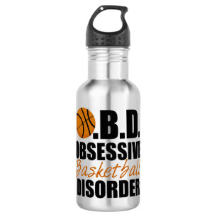 Botella De Agua Desorden obsesivo del baloncesto