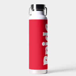 Botella De Agua Despedida de soltera personalizada para la novia