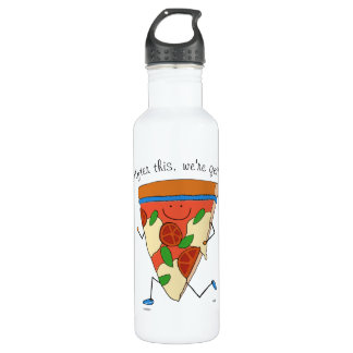 Botella De Agua ¡Después de esto, estamos consiguiendo la pizza!