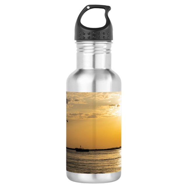 Botella de agua Destin Sunset And Helicopters (Anverso)
