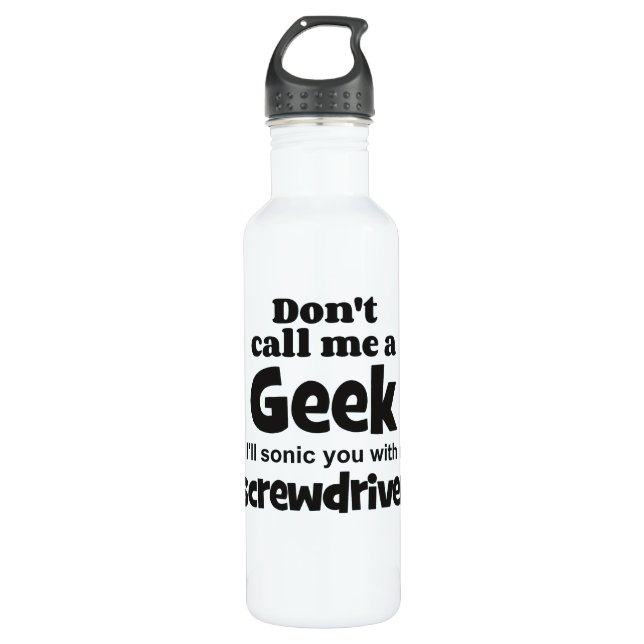 Botella De Agua Destornillador geek bf (Anverso)