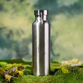 Botella De Agua Detalle de empresa profesional impreso en plata