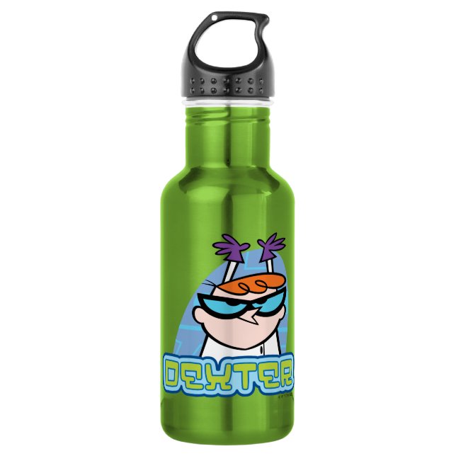Botella De Agua Dexter Character Name Graphic (Anverso)