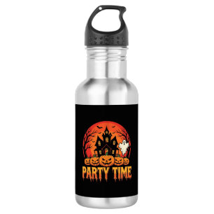 Botella De Agua Día de Halloween Fiesta Fantasma Diseño de Calabaz