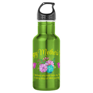 Botella De Agua Día de la MADRE monograma